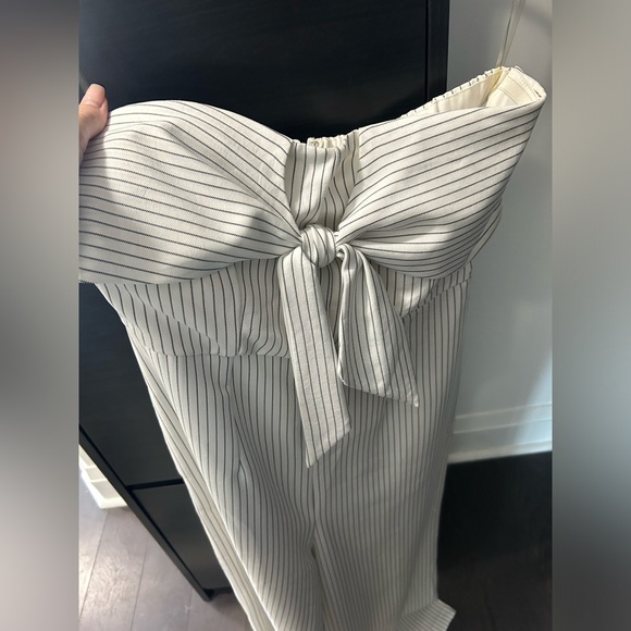 Pin Stripe Romper - Picture 2 of 7